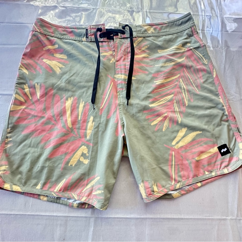 Men’s Banks Journal Seasons Boardshorts bleeding leaf size 34